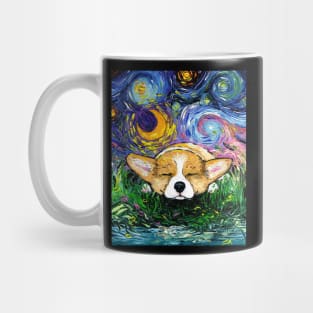 Sleepy Corgi Night Mug